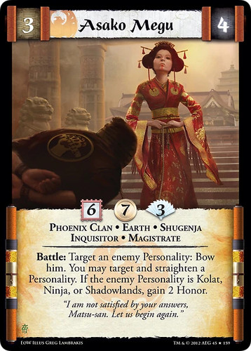 Asako Megu Ungraded L5R: Embers of War