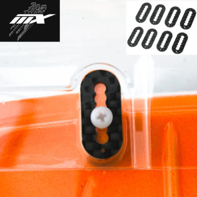 MXLR Precision Carbon Wing Mount Plates RC Car Drift Pancar Racing Body Part