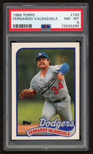 1989 Topps Fernando Valenzuela #150 card