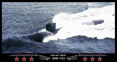 Navy Emporium USS Key West SSN-722 Art Print