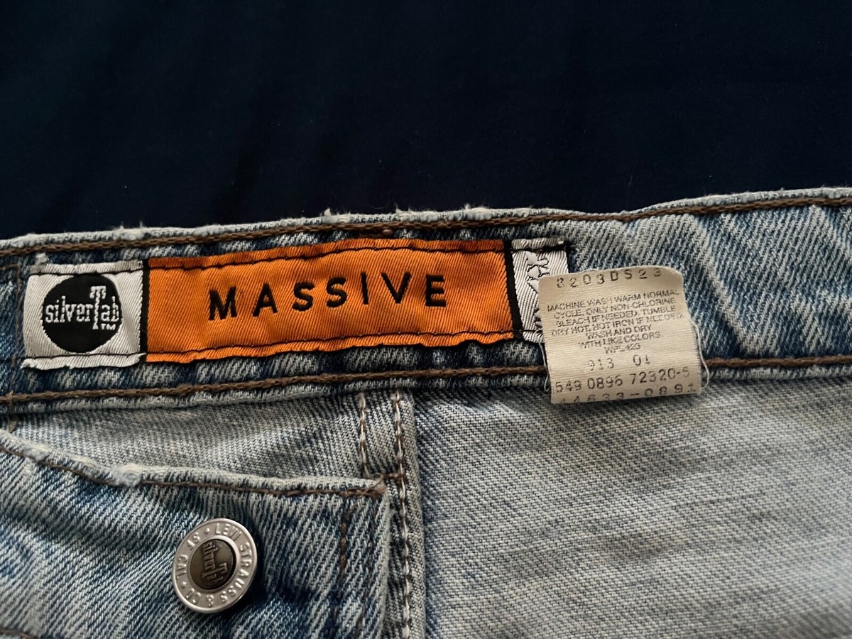 Men's Blue Vintage Levi's Silvertab Massive Jean Baggy 31 x Men's Blue Vintage Levi's Silvertab Massive Jean Baggy 31 x