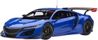 AUTOart 1/18 NSX GT3 2018 Hyper Blue finished product 81896