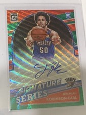 2021-22 Optic Jeremiah Robinson-Earl RC Signature Series Auto Red Wave #SS-JRE