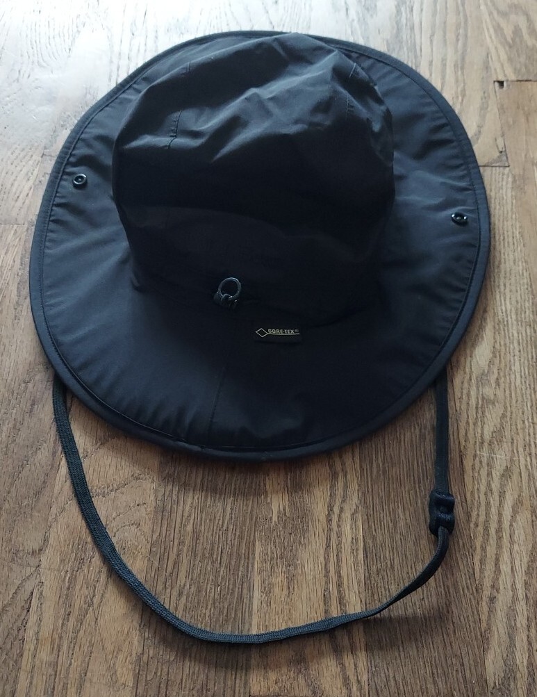 LL Bean GoreTex Nylon AdventureBlack Sun Hat Outd… Gem