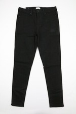 Jessica Simpson Womens High-Rise Skinny Jean Pant Sz 8 Black Inseam 29.5in Soft