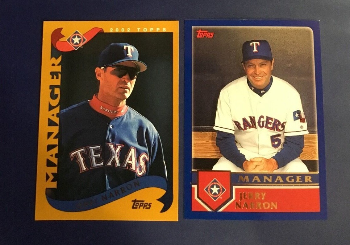 2002 & 2003 Topps # 282 # 290 JERRY NARRON Lot 2 Texas Rangers Nice Look !  | eBay