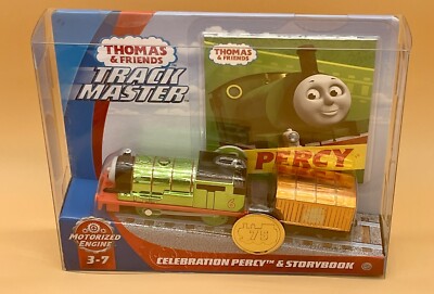 Thomas and Friends Trackmaster Motorized Railway Celebration Percy Train New