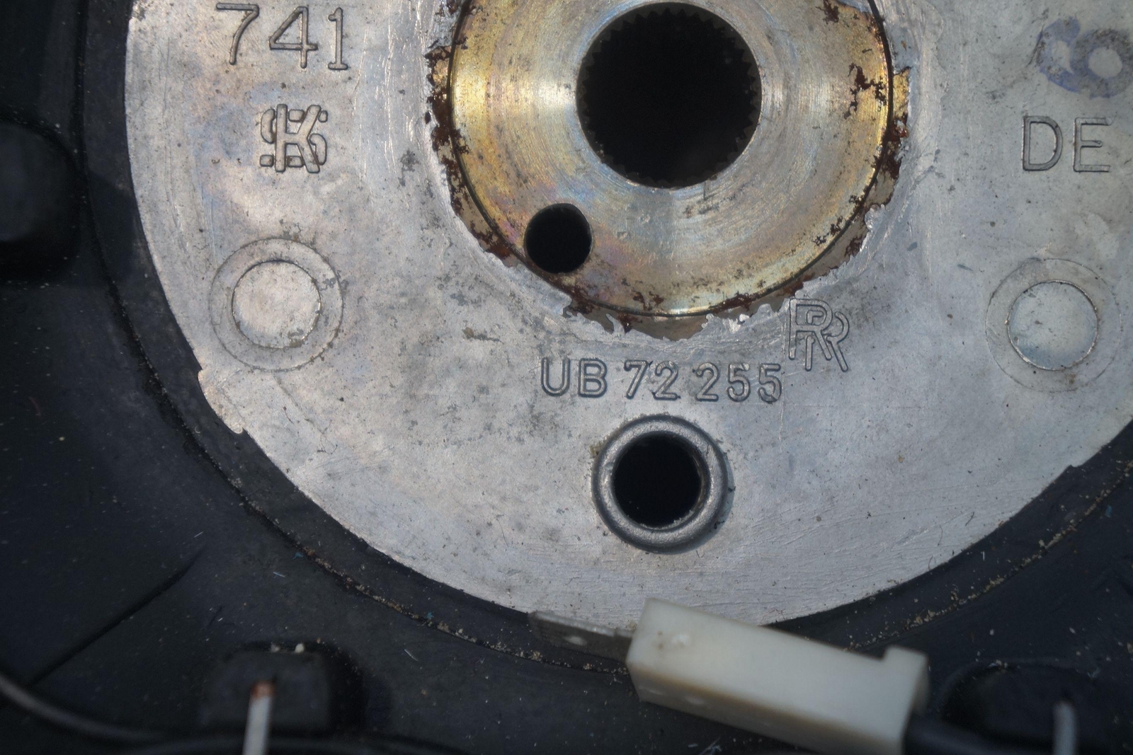 Driver Steering Wheel Black UB72255 OEM Bentley Turbo R 1991