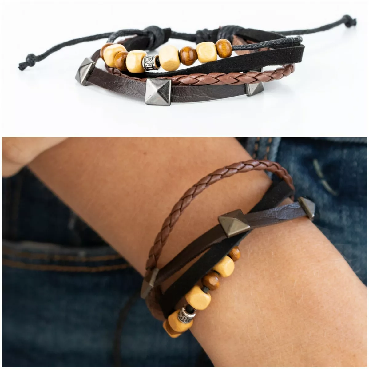 Urban leather best sale bracelet