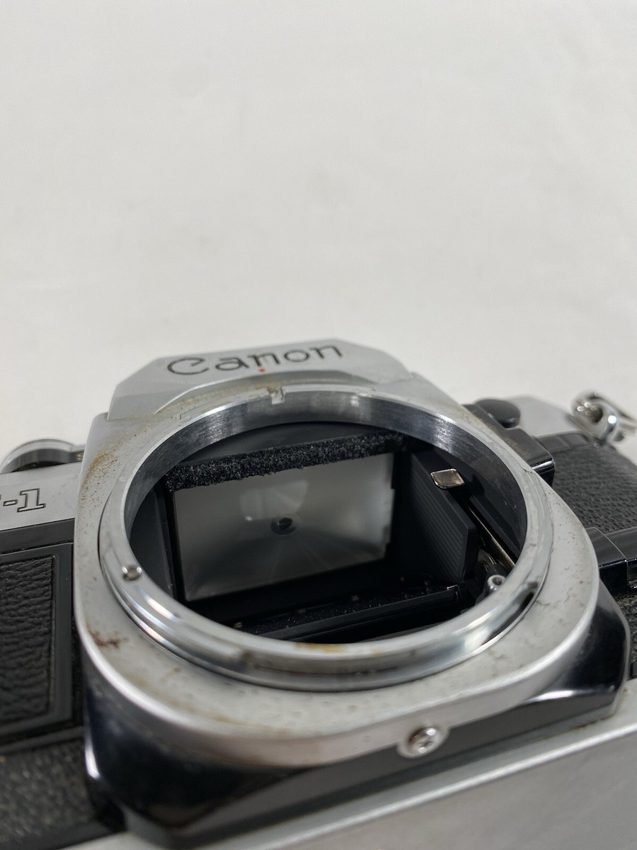 Canon AE-1 Black SLR Film Camera Japan Body Only 2428059 No Lens