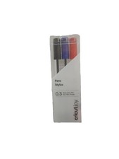 Cricut Joy Extra Fine Point Pen Set 3/ Pkg Black, Blue  Red