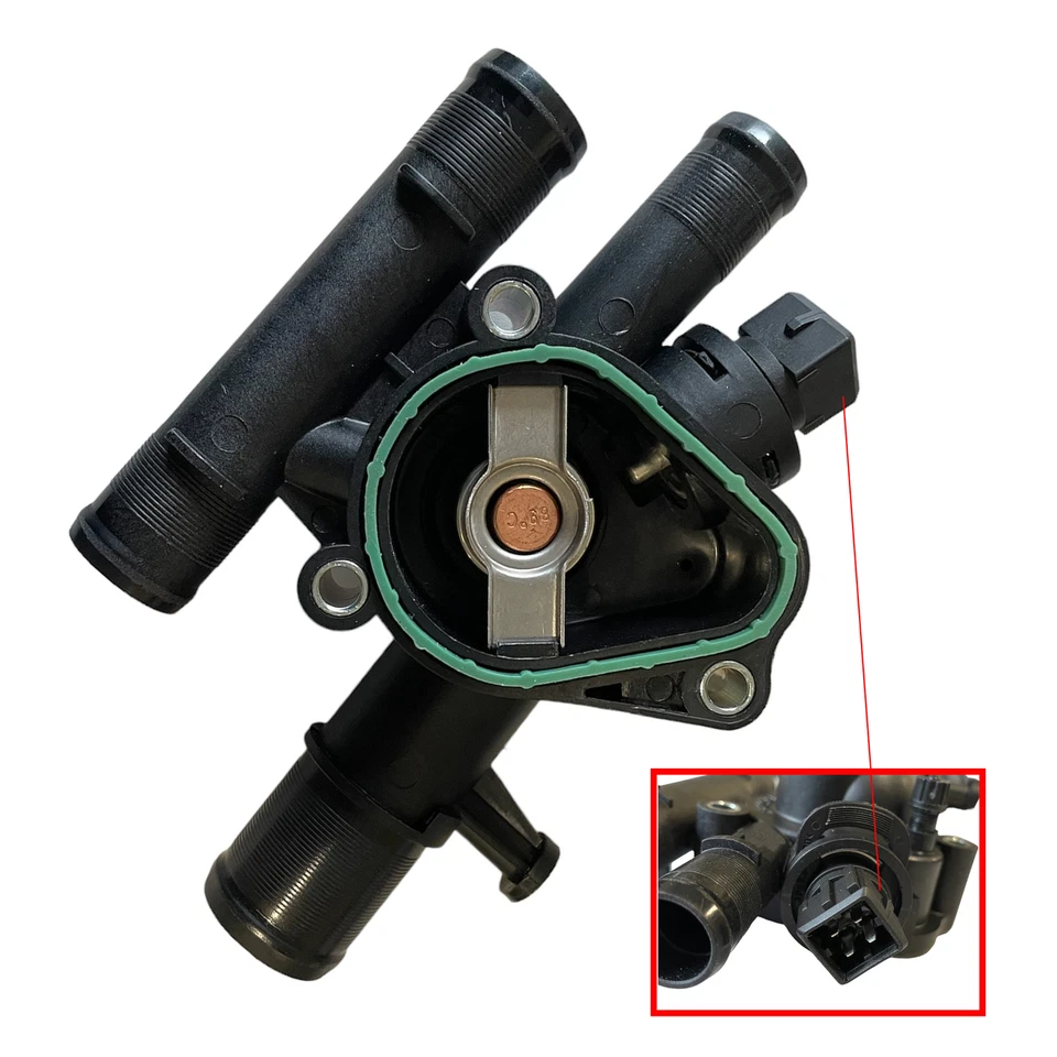 Boitier Couvercle Thermostat pour MEGANE I SCENIC 1.9 DTI DCI - 8200112054 - Photo 2/4