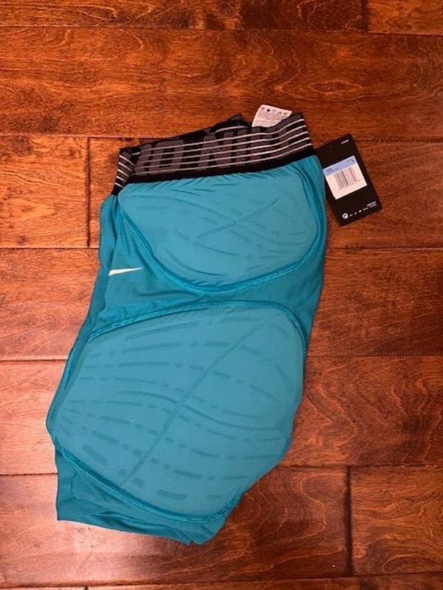 Nike Pro Hyperstrong NBA Basketball Padded Compression Shorts Turquoise