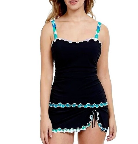ワンピース Profile by Gottex 260662 Women Tankini Top Swimwear Multi Size 6