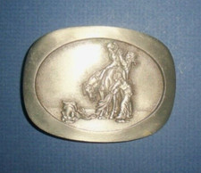 Horse Grooming Belt Buckle - Collectible