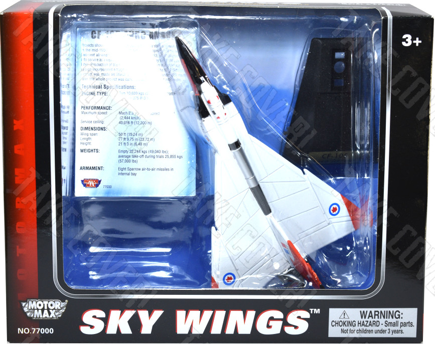 Motormax Skywings - CF-105 Avro Arrow - RCAF Interceptor - Diecast Aircraft Toy