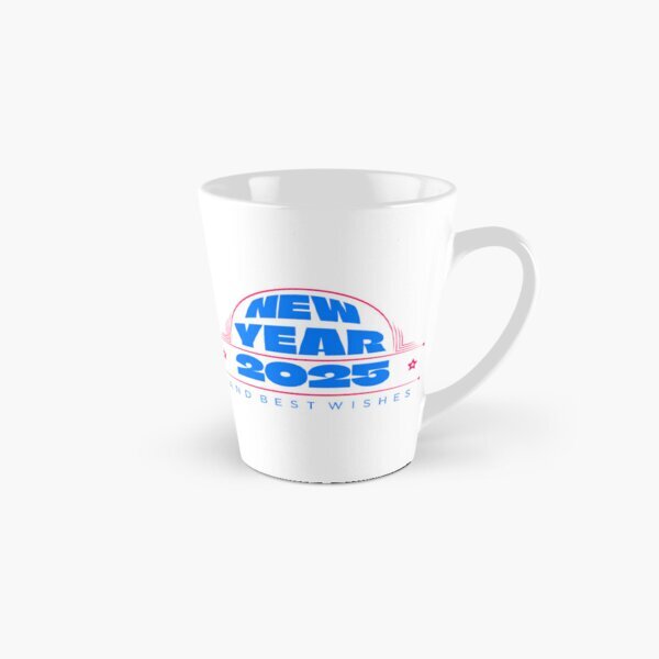 Happy New Year 2025 Best Wishes Tall Mug , Gift For Family