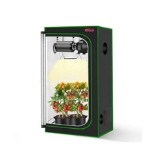 ATOUR 24”x24”x48” Grow Tent, Reflective 600D Mylar,Hydroponic 
