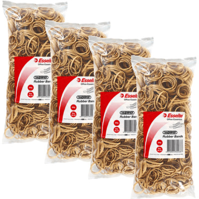 NEW 4x Esselte Superior Rubber Bands Size No.30 500G Bag Pack BULK