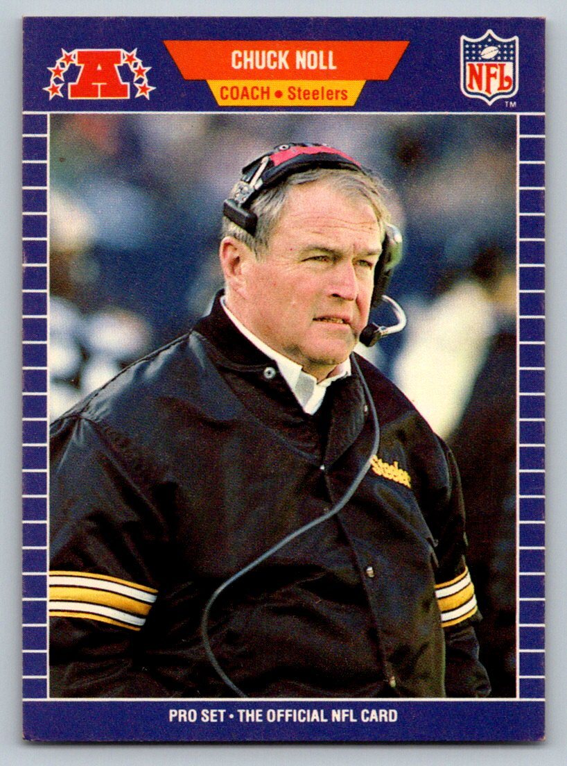 1989 Pro Set #355a Chuck Noll