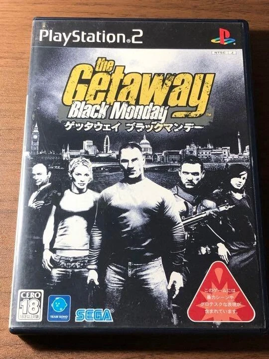 PS2 PlayStation 2 Getaway Black Monday Japanese Games With Box