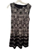 Vince Camuto black and white dress size 14