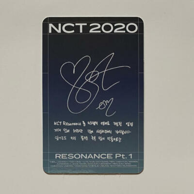 NCT2020 Taeyong RESONANCE pt.1 KIHNO OFFICIAL PHOTOCARD Past