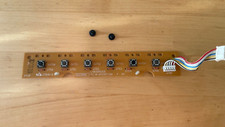 Akai Mpc 2500 Parts - Function Button F1-f6 Pcb With Connector & Screws