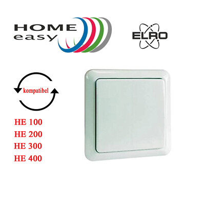 Home Easy HE307EU Funkwandschalter Fernbedienung ohne OVP weiß Funkschalter