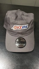 Official AMSOIL Sportswear Trucker Hat, Adjustable, Dark Grey New With Defects