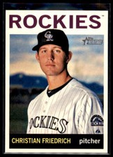 2013 Topps Heritage  Christian Friedrich  #93 Colorado Rockies