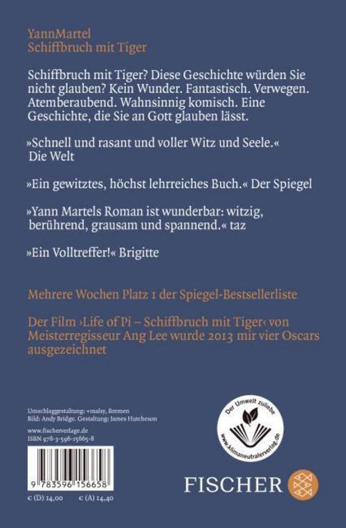 Thumbnail - Schiffbruch Mit Tiger Yann Martel