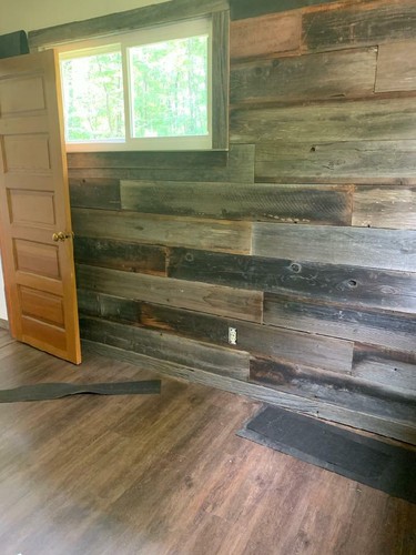 Autentico rivestimento murale in legno di sequoia invecchiato naturalmente stile fienile - Foto 7 di 10