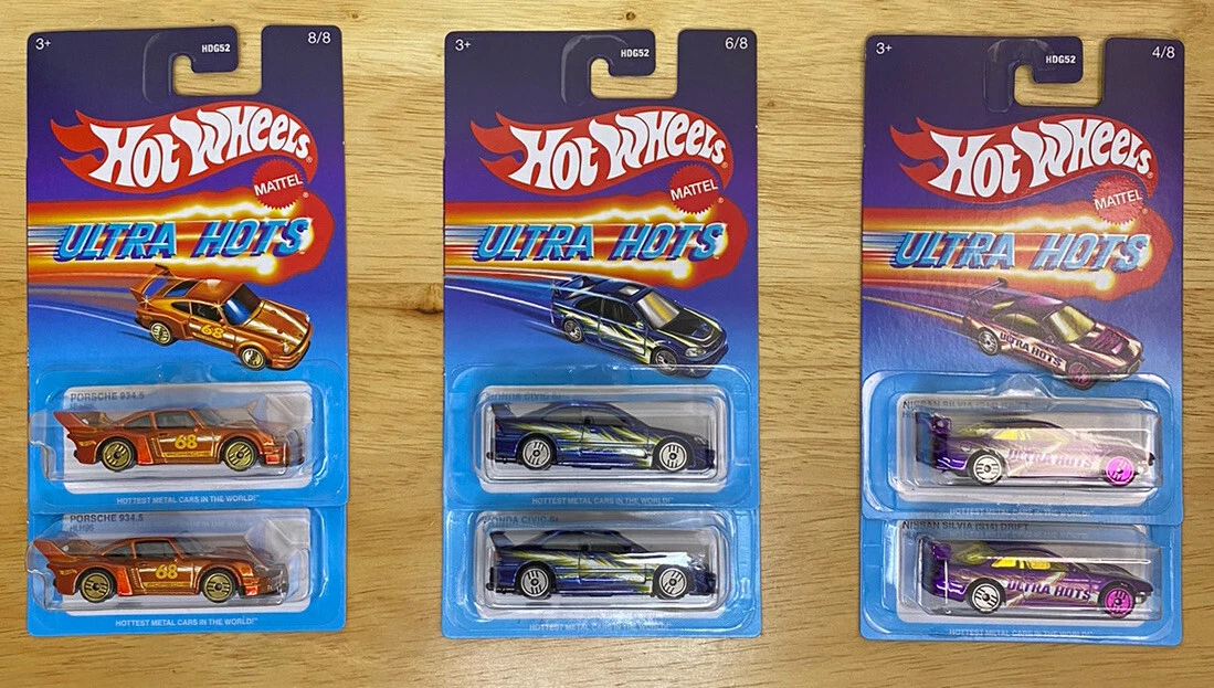 Hot Wheels ULTRA HOTS 4set NISSAN SLIVIA S14 FAIRLADY Z HONDA
