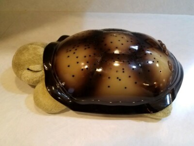 Cloud b Nightlight Projector Green Turtle Twilight Plush Night Light Soother
