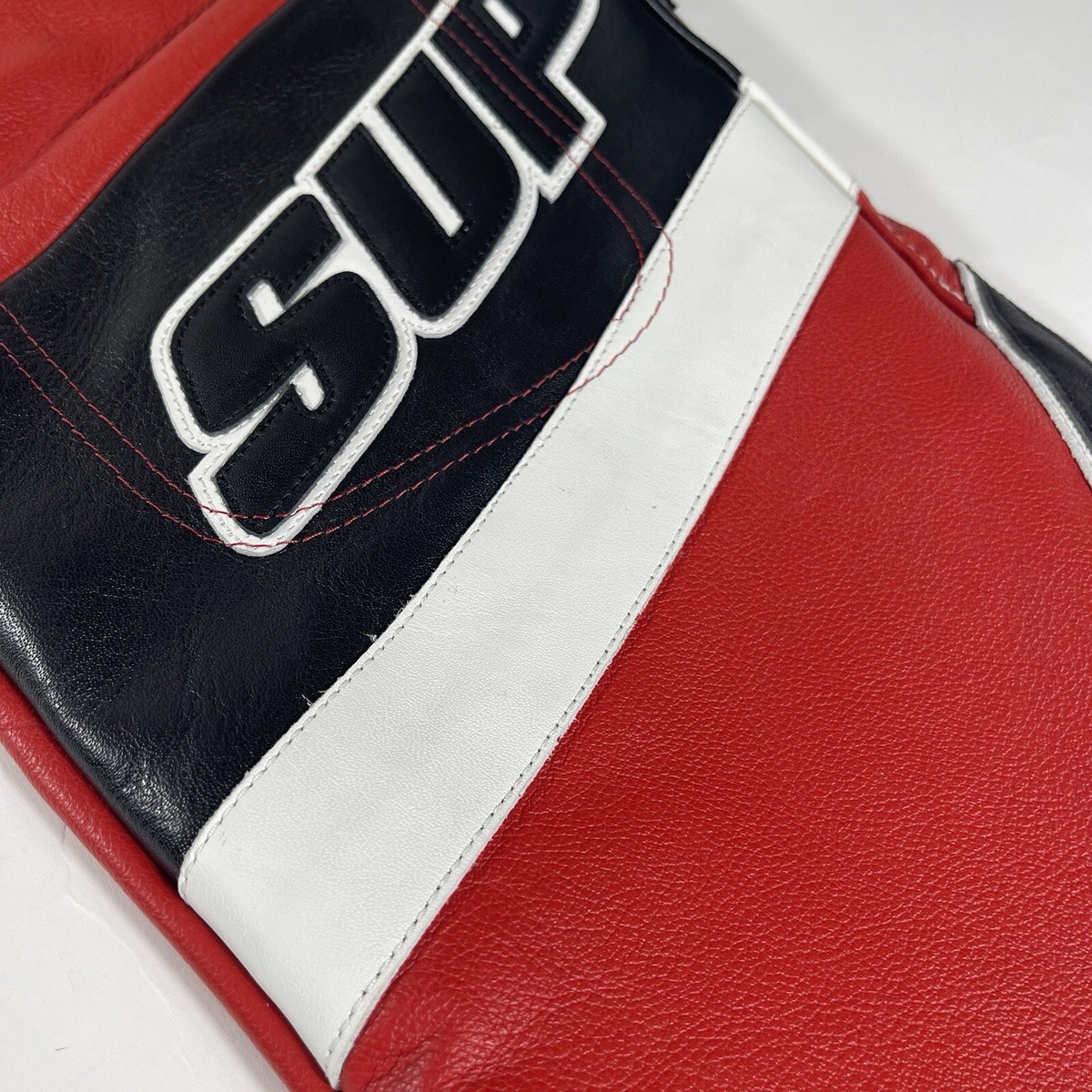 Supreme Tekken Yohji Yamamoto Vanson Leather Pants Size 32 Red