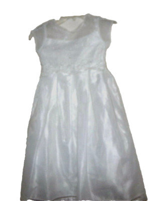 JENNY ANNIE DOTS White Dress Flower Girl Pageant Wedding Party Size-6 NWT $59.99