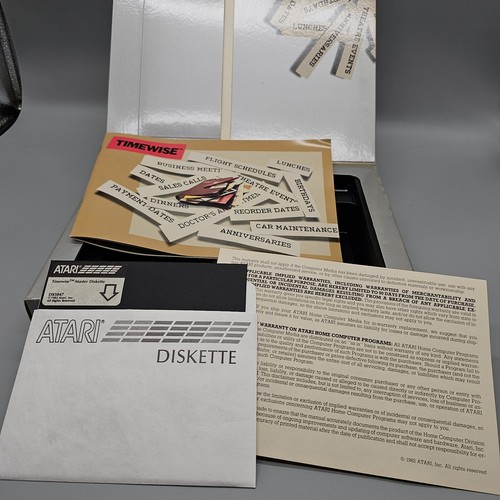Home Filing Manager & Timewise Atari - Picture 7 of 7