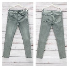 rag & bone Fit 1 Mens 33 x 32 Extra Slim Denim Jeans Gray Button Fly Made in USA