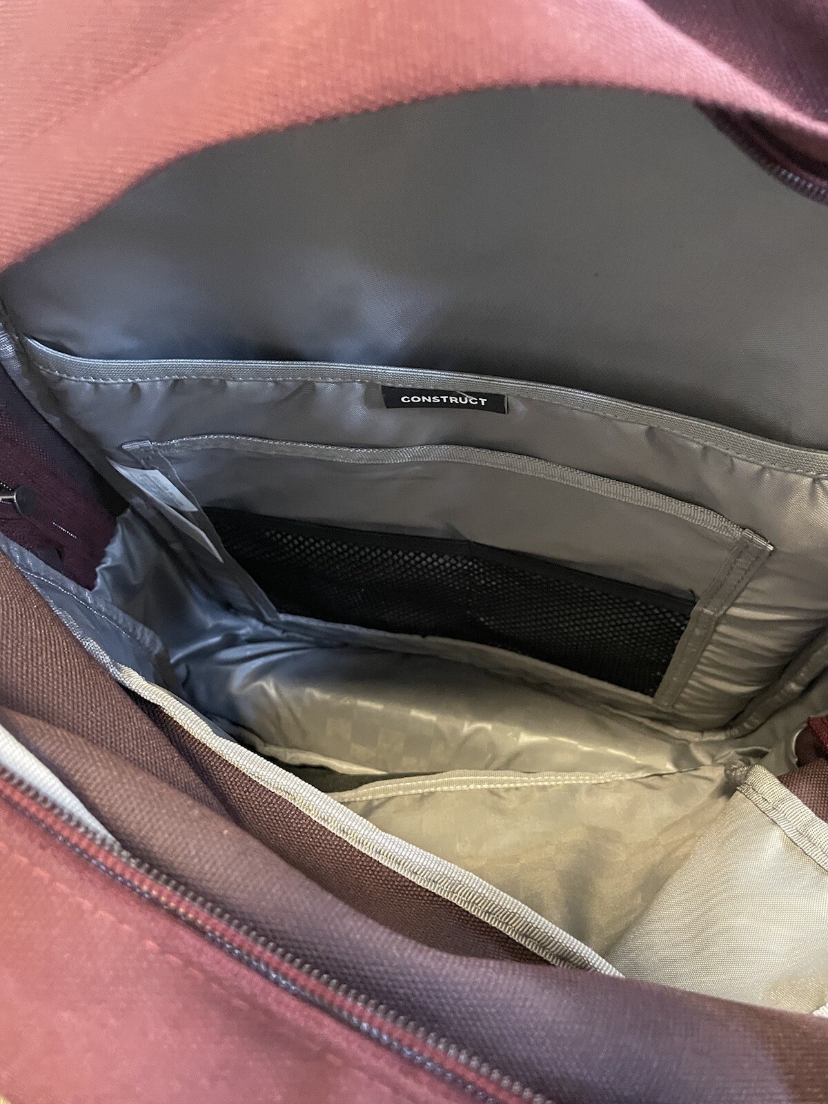 Vans Off The Wall Construct Skool Backpack With L… - image 5