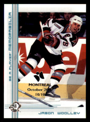 2000-01 BAP Memorabilia Montreal Olympic Stadium Show #109 Jason Woolley /10