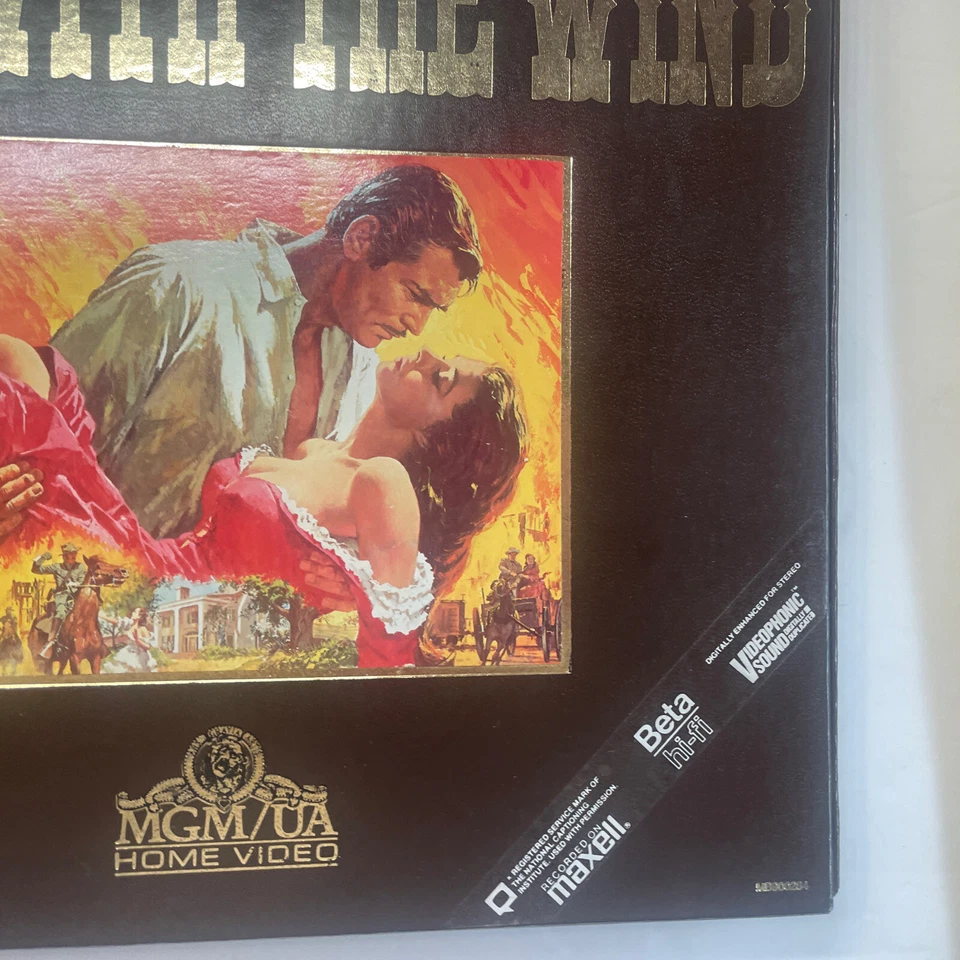 Gone With The Wind MGM Home Video 2 Tape VHS Deluxe Edition Box Set 1985 - Image 3 of 4