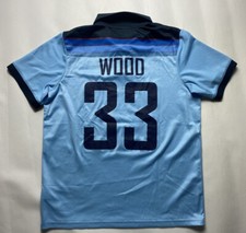 Mark Wood #33 ENGLAND CRICKET jersey shirt NEW BALANCE 2019-2020 /adult SIZE S