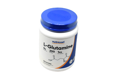 Nutricost L-Glutamine Powder 1 KG - Pure L Glutamine - 35.7OZ EXPIRES 09/2027