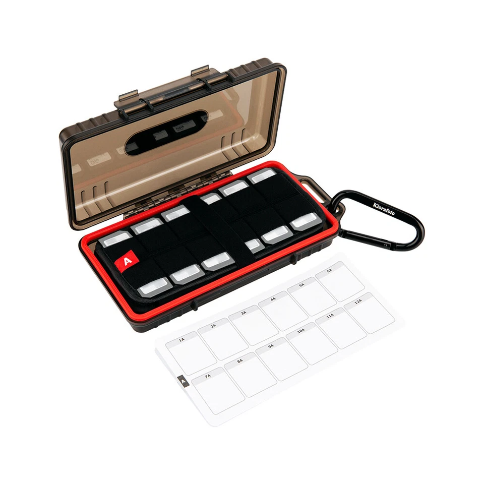 72 Slots Water-Resistant SD NS CFexpress A Memory Card Case Box Storage Holder - Image 3 of 4