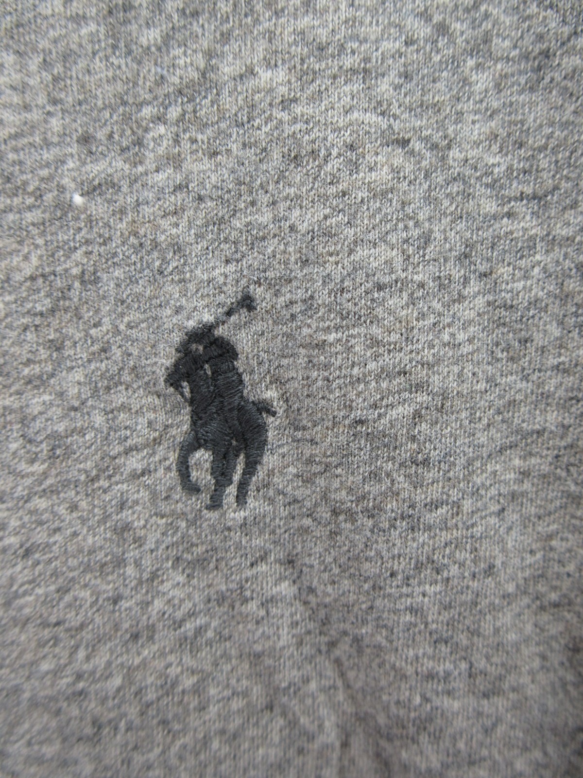 Polo Ralph Lauren uomo XL grigio pullover pony logo girocollo maglietta erica