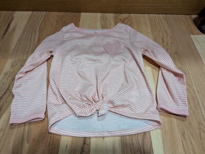 Carter's Shirt Long sleeve Striped Pink 4T