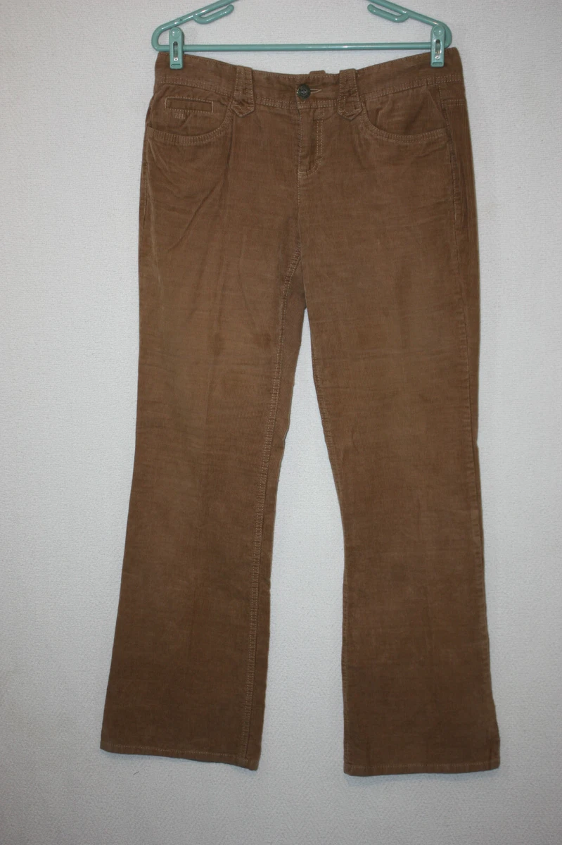 Tommy Hilfiger Sz 8 Tan American Spirit Straight Leg Corduroy Pants meas 34x32