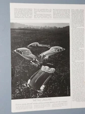 1965 JAGUAR AUTO AD 2 SEDAN AND 2 XK-E MODELS