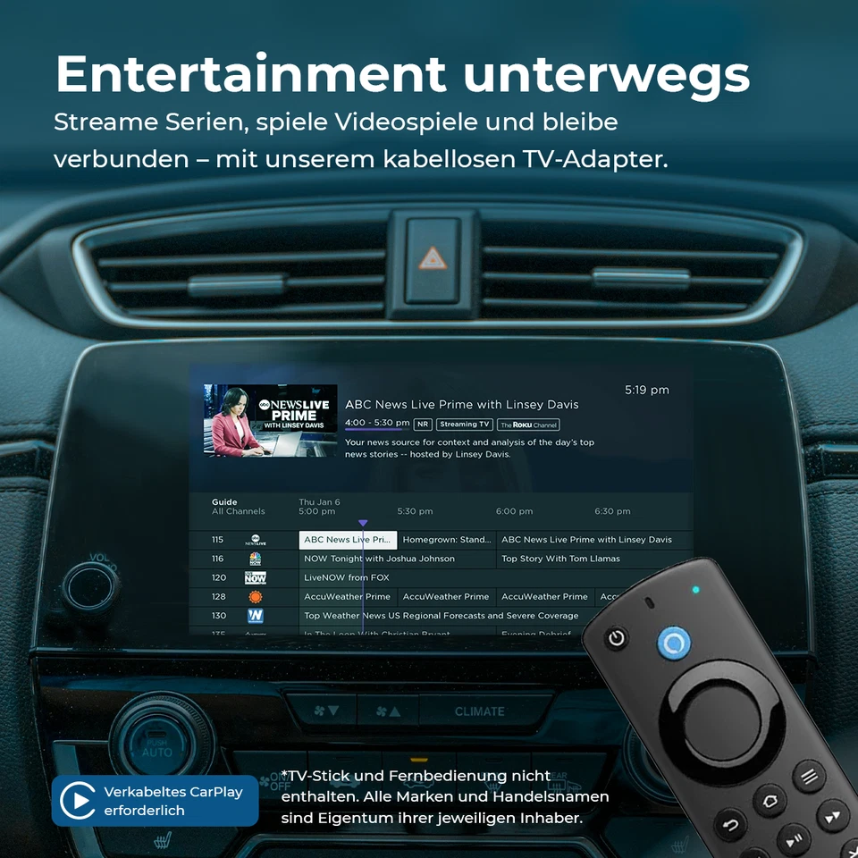 AutoSky CarPlay- und Android Auto TV-Adapter - Bild 4 von 4